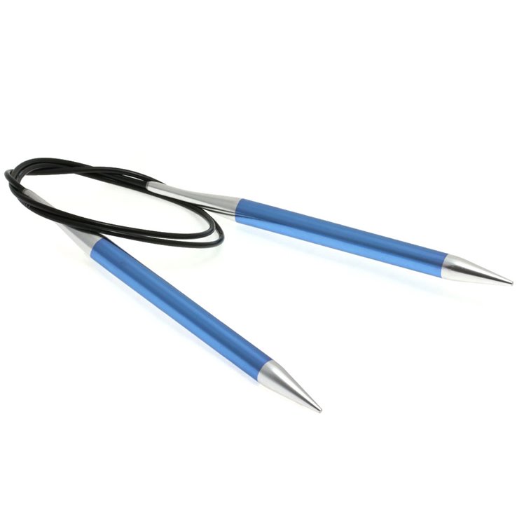 Rundstricknadel Aluminium Rainbow St. 9,0/ 80cm - von Lana Grossa