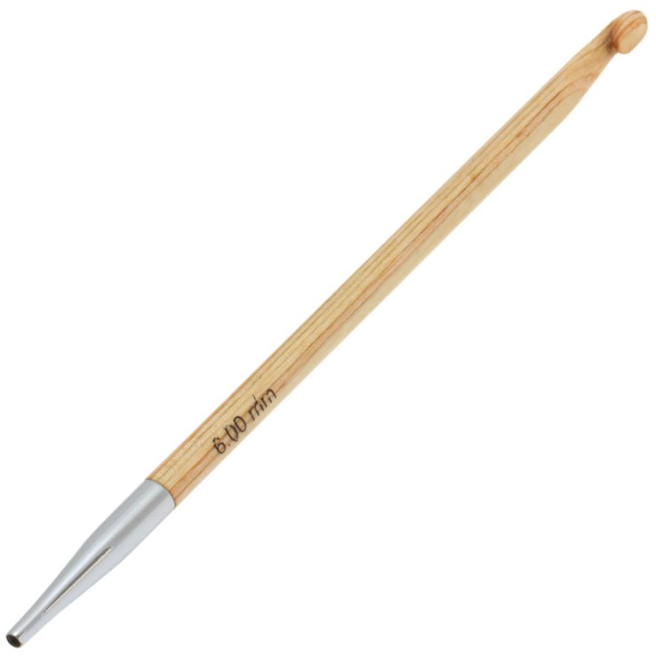 Tunesische Häkelnadel Design-Holz St. 6,0 - von Lana Grossa