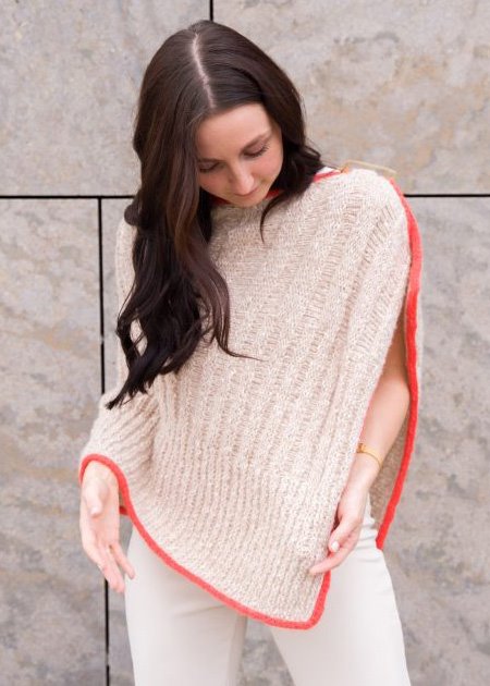 PONCHO Brigitte No. 2 & Brigitte No. 2 Seta von Lana Grossa