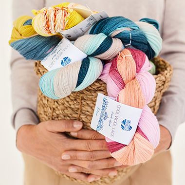 Hand-dyed <br> Garne