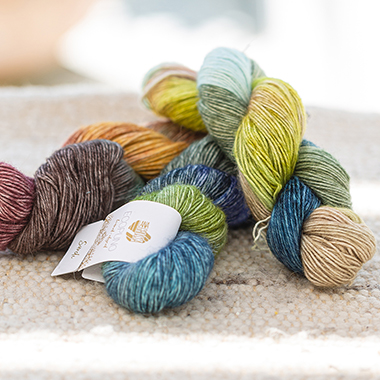 Hand-dyed <br> Garne